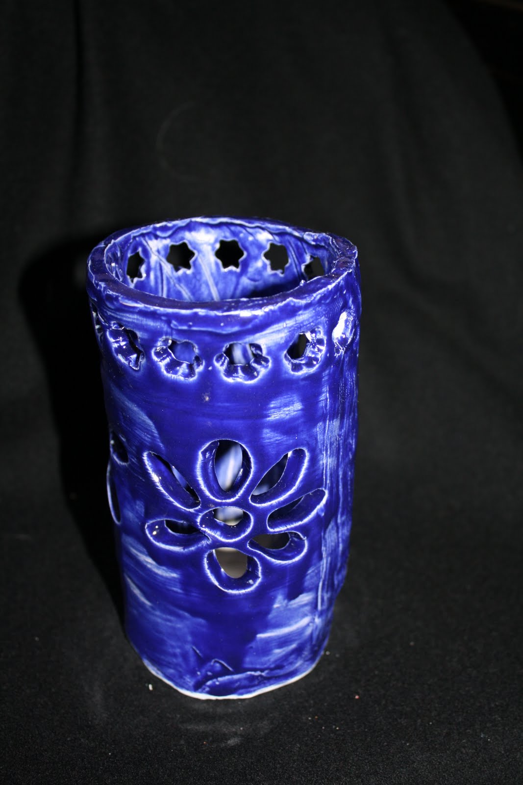 Children's Summer Arts and Crafts Glazed Ceramic Candle Holders