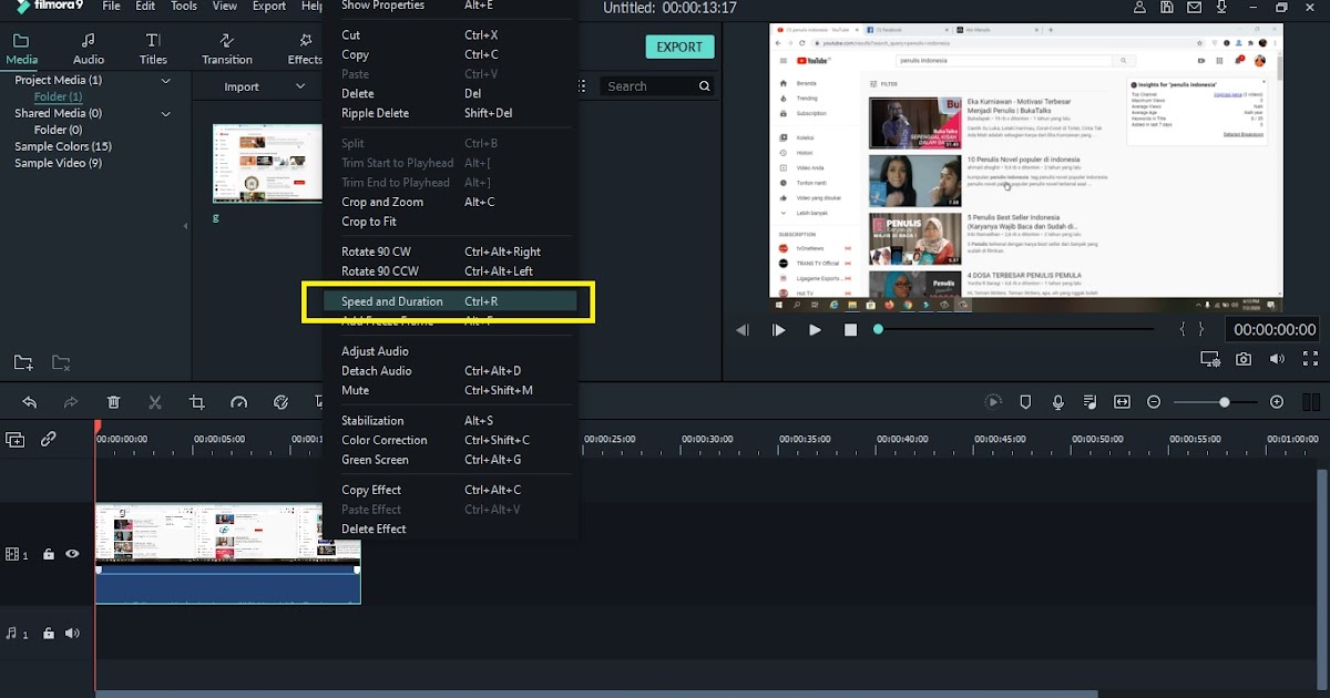 Cara Mempercepat Video di Filmora Paling Mudah dan Cepat