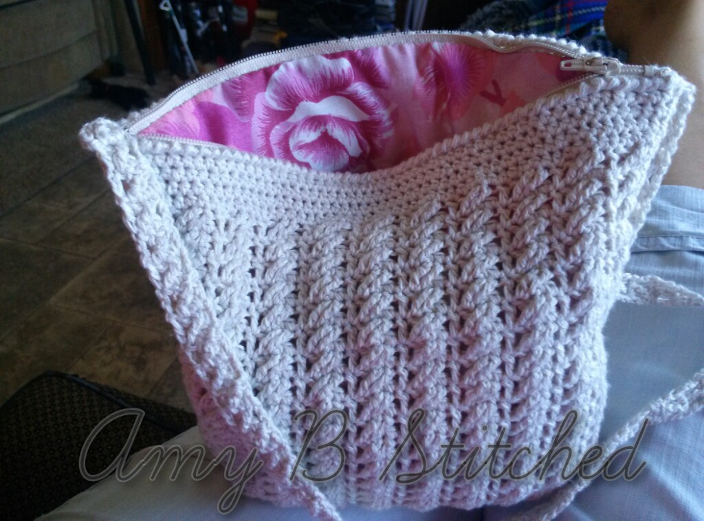 A Stitch At A Time for Amy B Stitched: Boho Twist Crossbody Bag FREE crochet pattern
