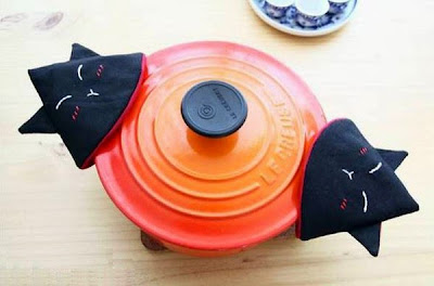 Cómo hacer unas agarraderas en fieltro para cocina ~ Solountip.com