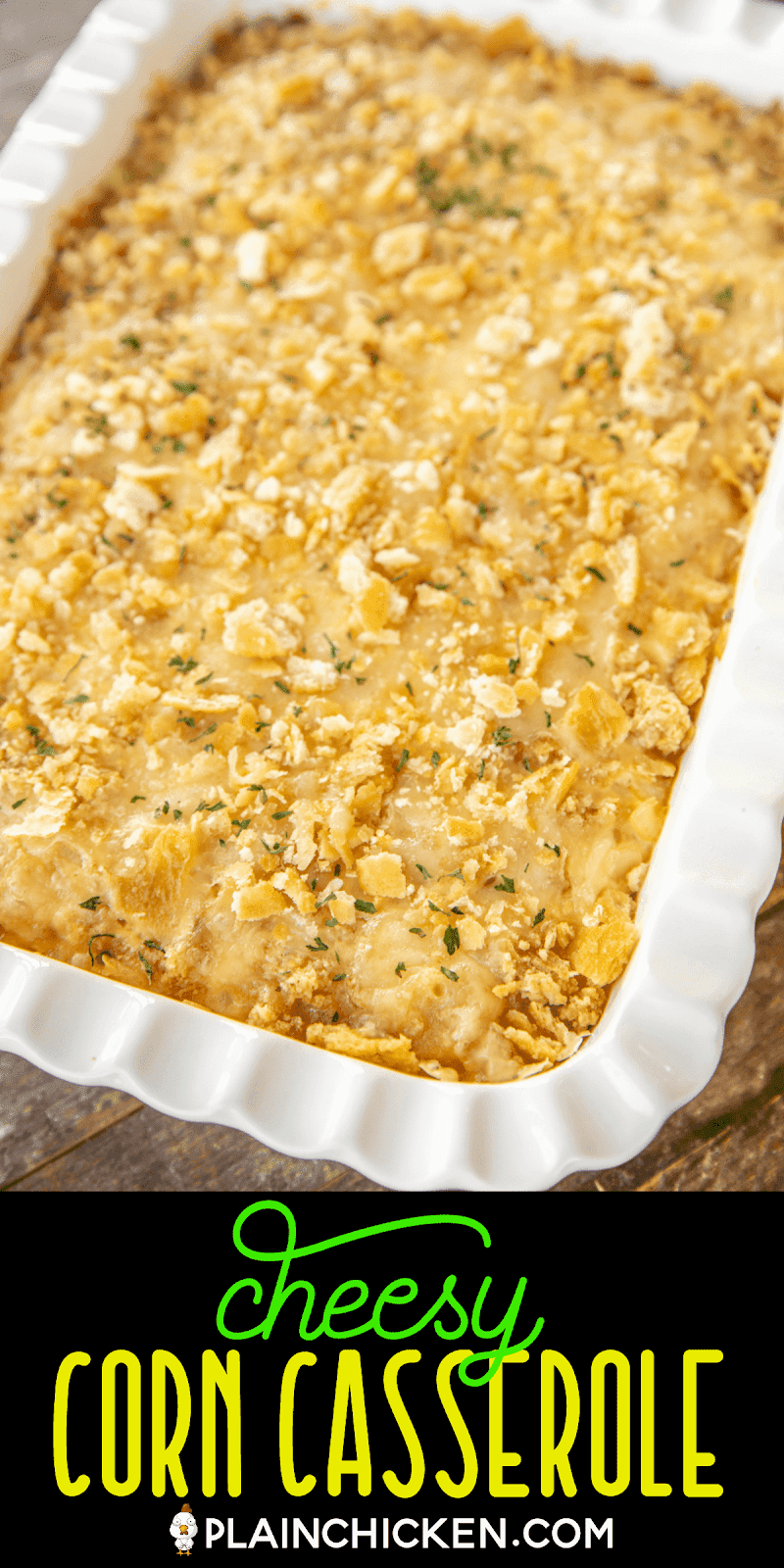 Cheesy Corn Casserole Plain Chicken®
