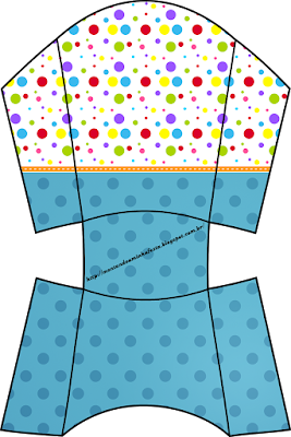 Esta es para patatas o papas fritas de Puntos de Colores.