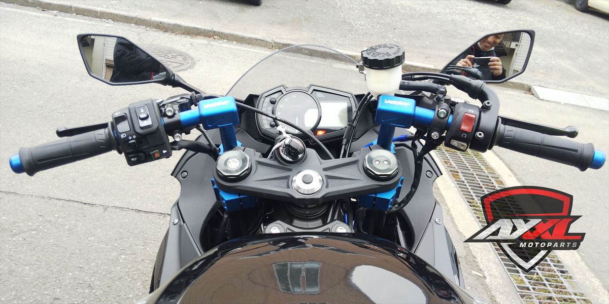 オートバイレースクリップオンハンドルバー 50 ミリメートル KAWASAKI