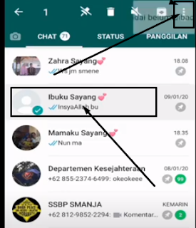 Cara Menyembunyikan Chat Whatsaap Tanpa Arsip