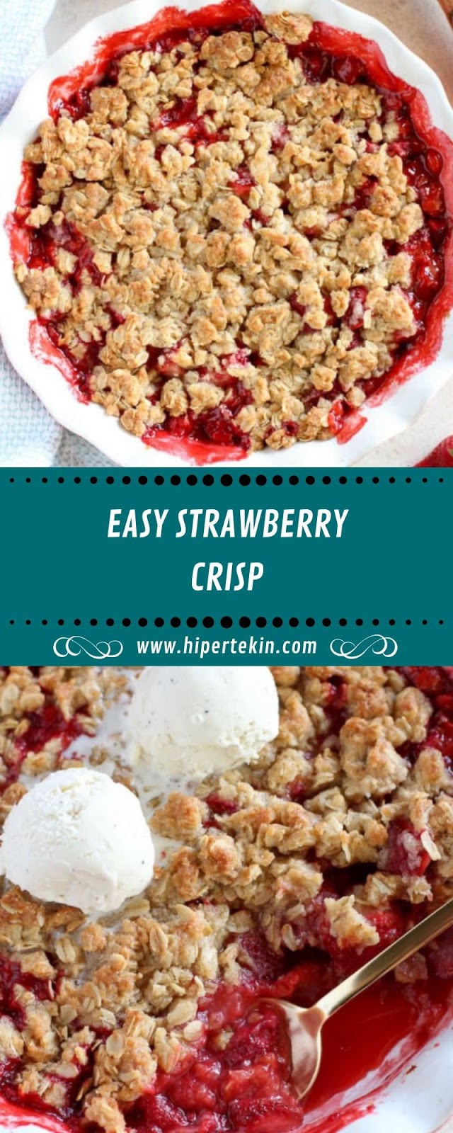 EASY STRAWBERRY CRISP