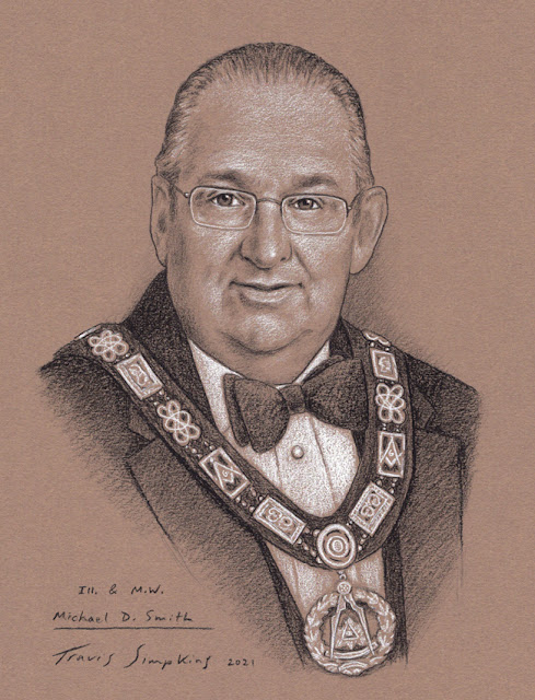 M.W. Michael D. Smith. Past Grand Master. Grand Lodge of South Carolina. by Travis Simpkins