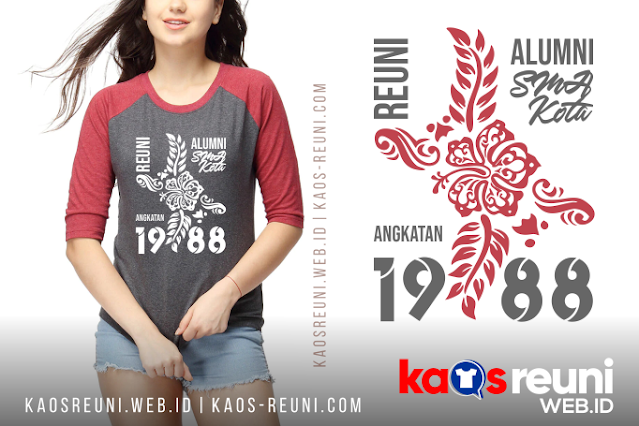 10 Desain Sablon Kaos Reuni Terbaru SMP SMA Alumni Angkatan 