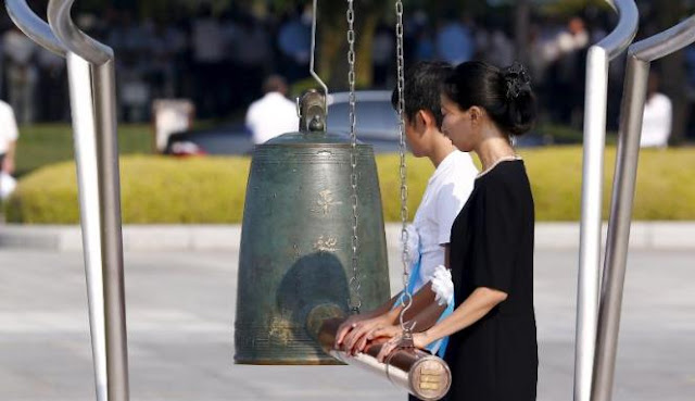 Peringatan 70 tahun serangan bom atom di Hiroshima