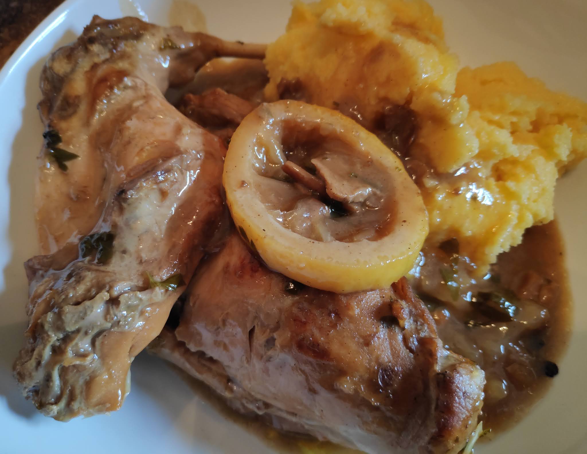 La cucina di Ombraluce Coniglio in umido con funghi porcini