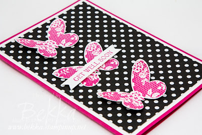 Get Well Soon Butterflies Card using Stampin' Up! UK Products