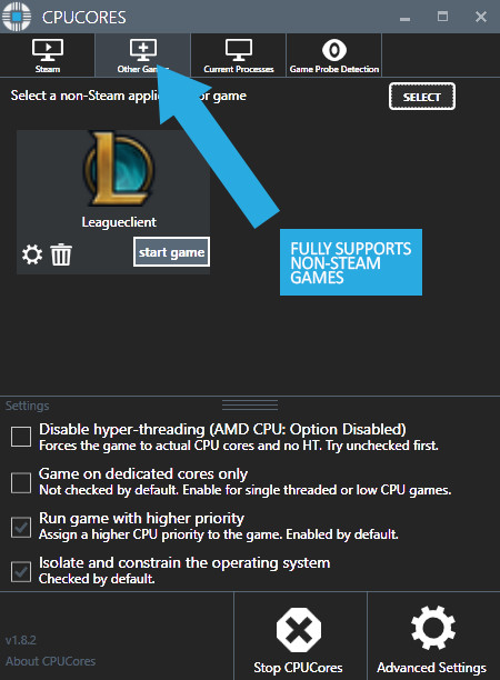 CPUCores :: Maximize Your FPS