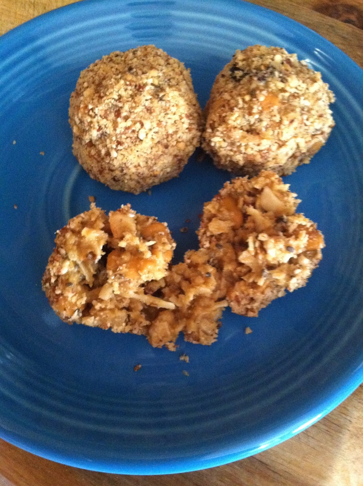 Spicy Oatmeal Peanut Butter Honey Balls