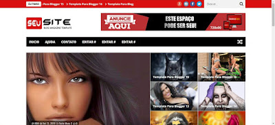 Responsive Blog e Revista Blogger Template