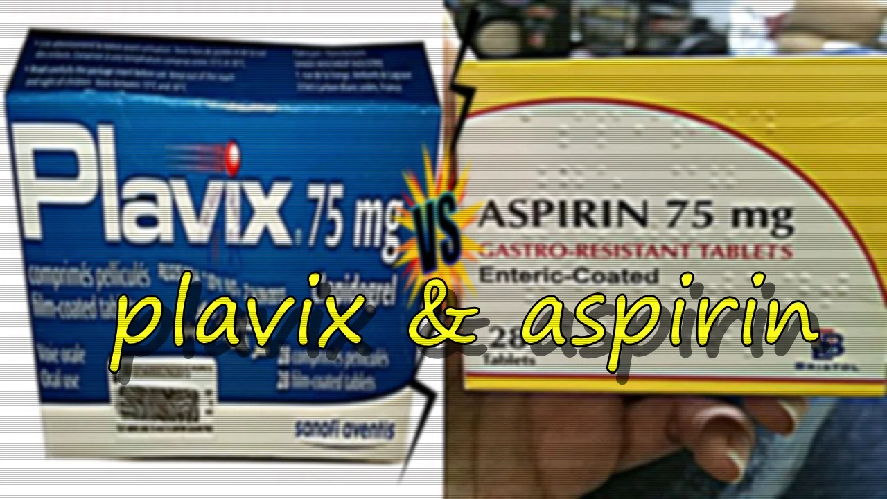 الأسبرين والبلافيكس aspirin & plavix