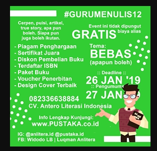 Lomba Guru Menulis 2019