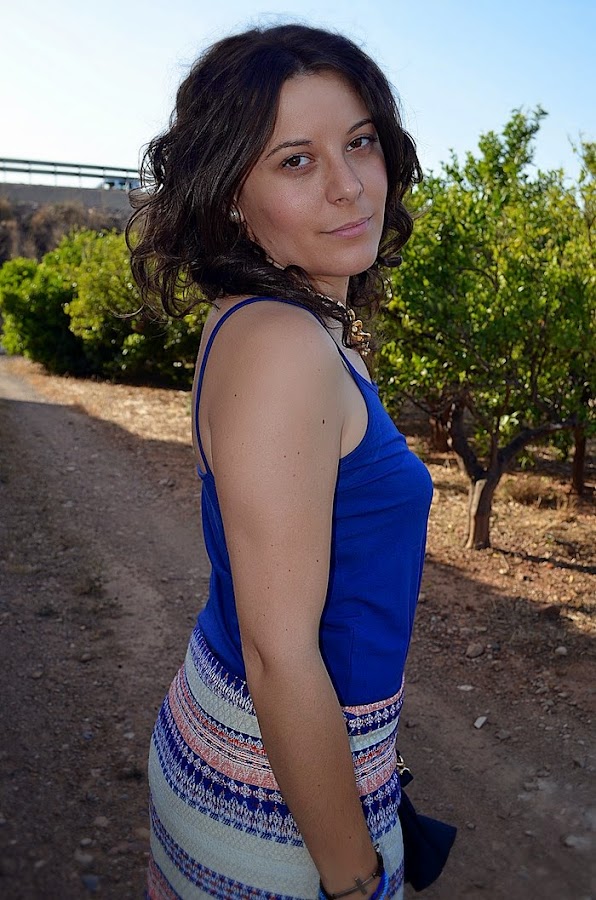 falda, Mango, estampado, étnico, skirt, ethnic, fashion blogger, Castellón, moda 