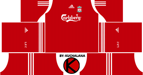 Liverpool Kits 2009/2010 - Dream League Soccer 2017 - Kuchalana