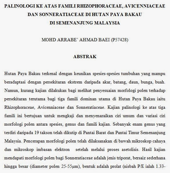 Contoh Abstrak Jurnal