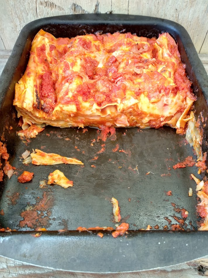 acqua e farinasississima lasagna con mortadella