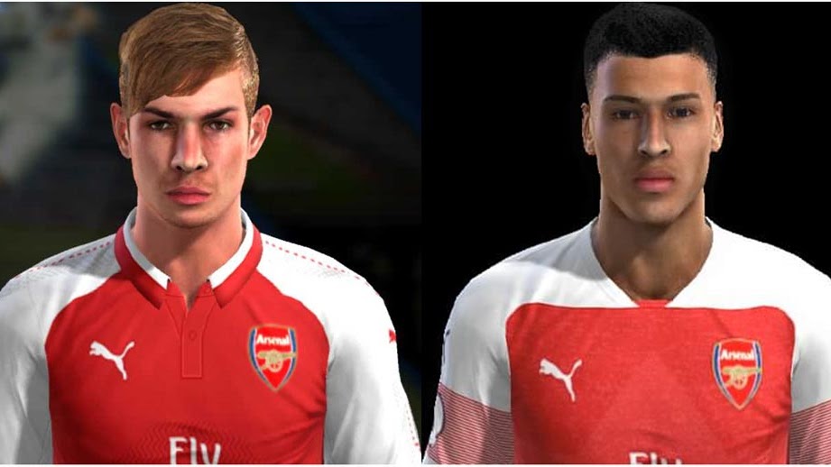 Pes 2013 Faces Emile Smith Rowe Gabriel Martinelli Arsenal Fc Kazemario Evolution