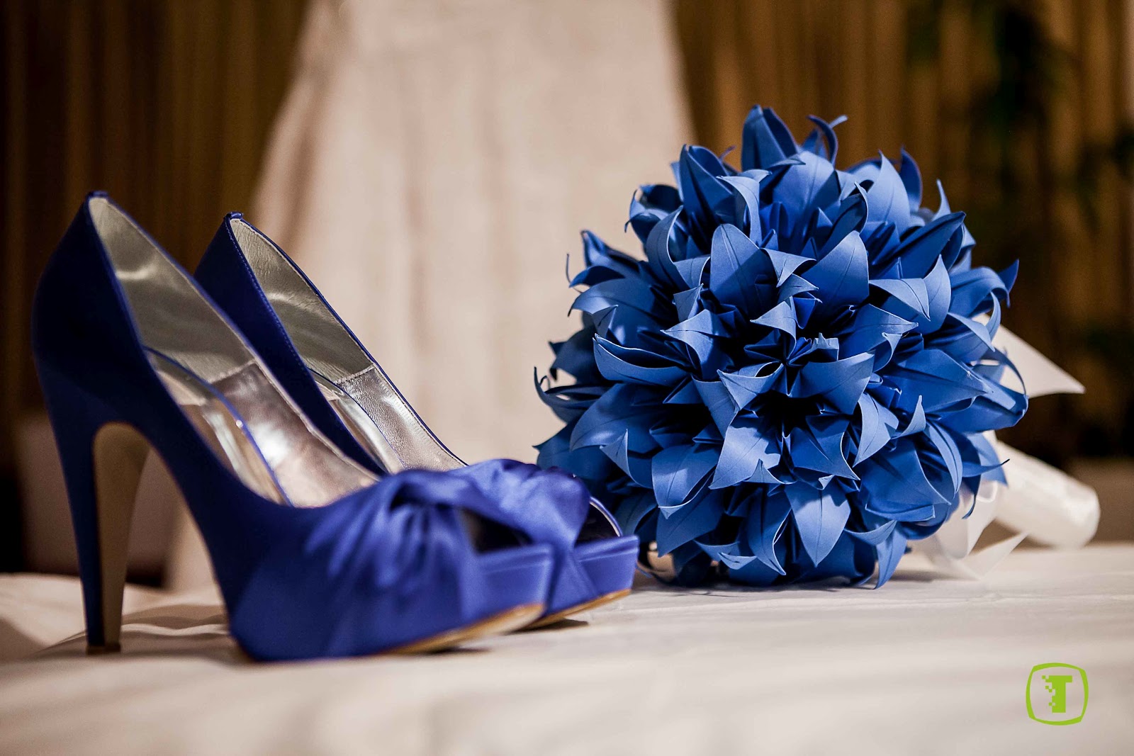 Adriana Suzuki: Bouquet de casamento | Azul royal