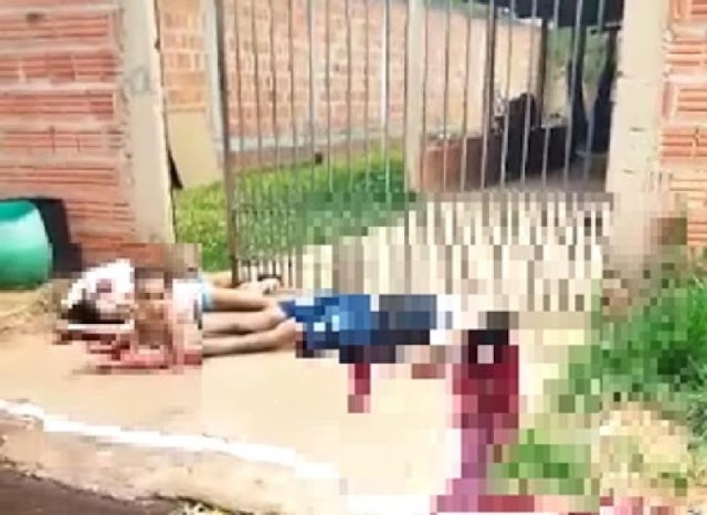 Bebê de 1 ano brinca em poça de sangue de pais mortos no Mato Grosso