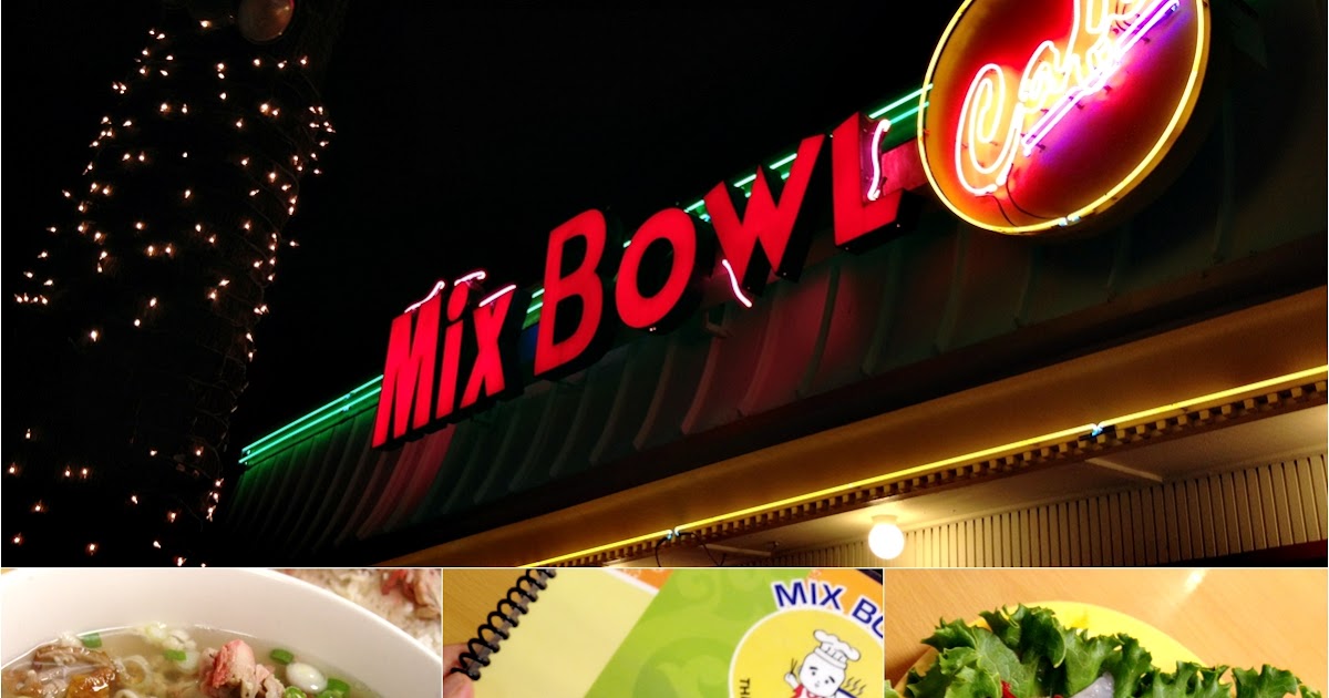 三言兩語難以描述的美國生活，我用美食來紀錄。 南加美食：Mix Bowl Cafe Pomona, CA