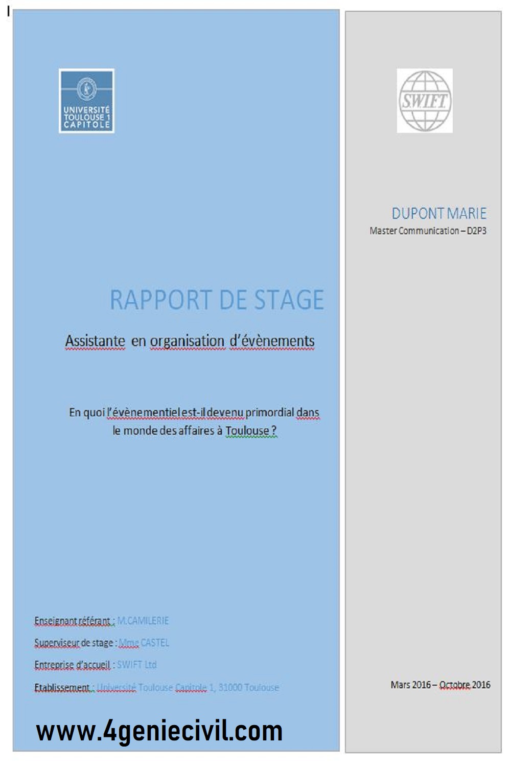 17+ page de garde word