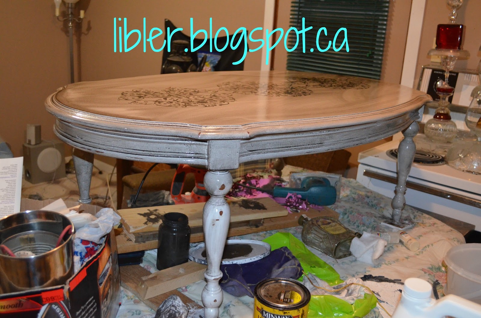 MacGIRLver Chalk Paint Coffee Table