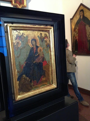Pinacoteca di Siena: Duccio di Buoninsegna, Madonna dei Francescani.