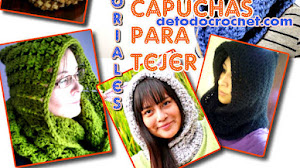 5 Capuchas para Tejer con Ganchillo / Tutoriales