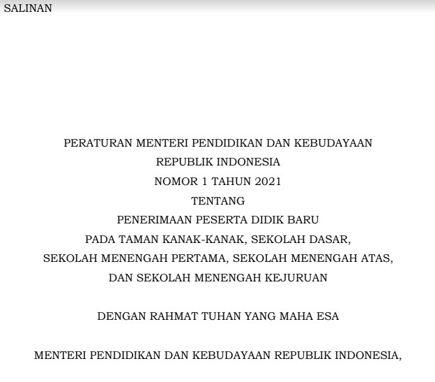 Download Juknis Ppdb 2021 2022 Tingkat Tk Sd Smp Sma Format Pdf Maxtrimus