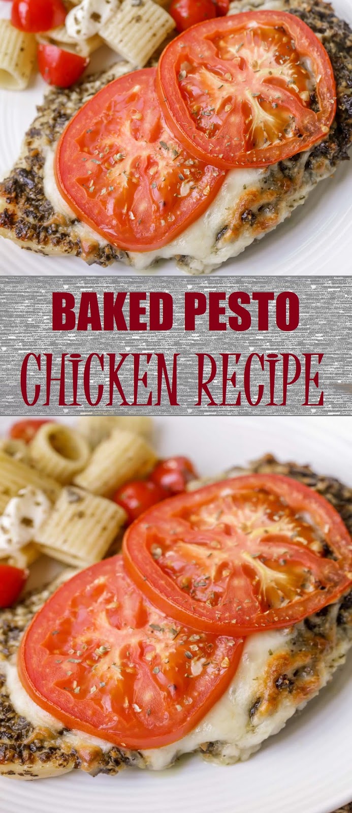 BAKED PESTO CHICKEN RECIPE