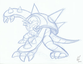 Greg Jones Jr S Sketchbook Pokemon Challenge Card Chesnaught