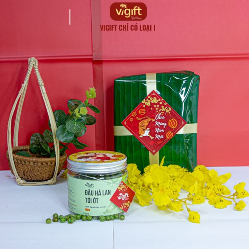 ViGift Đậu hà lan tỏi ớt 200g.