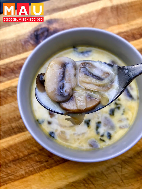 mau cocina de todo sopa de cebolla francesa cremosa champiñones facil