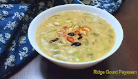 images of https://www.sailajakitchen.org/2020/10/sago-ridge-gourd-payasam-beerakaya.html