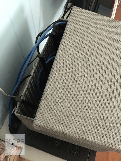 Router doesn't fit in box :: OrganizingMadeFun.com