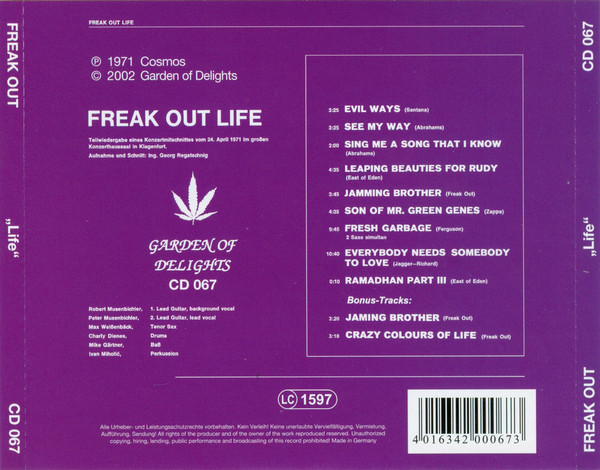 Bite out of life. Freak out Life - 1971. To Freak out. Альбом Freak out! (1966).