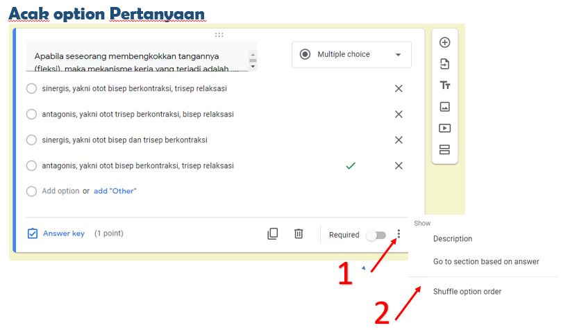 Cara buat token di google form