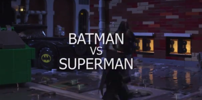 lego batman vs superman short film