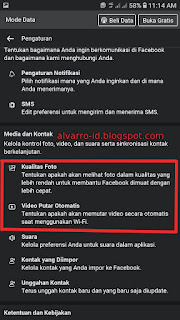 media and contact facebook lite
