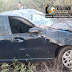 Carro fica parcialmente destruído após condutor perder o controle do veiculo e capotar na PI-111