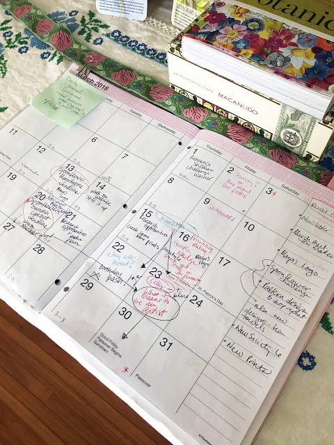 calendar, planning, organization, Anne Butera, My Giant Strawberry