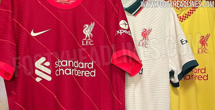 Liverpool 21 22 Home Away Third Goalkeeper Kits Footy Headlines