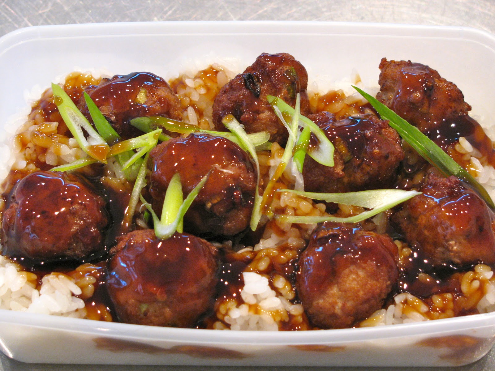 nz flavour: Finn's Lunch - Pork balls with sticky rice