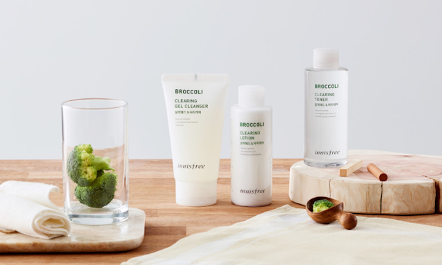 sua rua mat innisfree cho da dau Broccoli Clearing Gel Cleanser