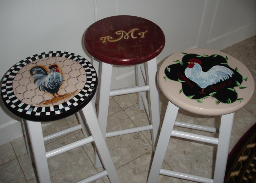 Forever Decorating! Early Christmas Bar Stools