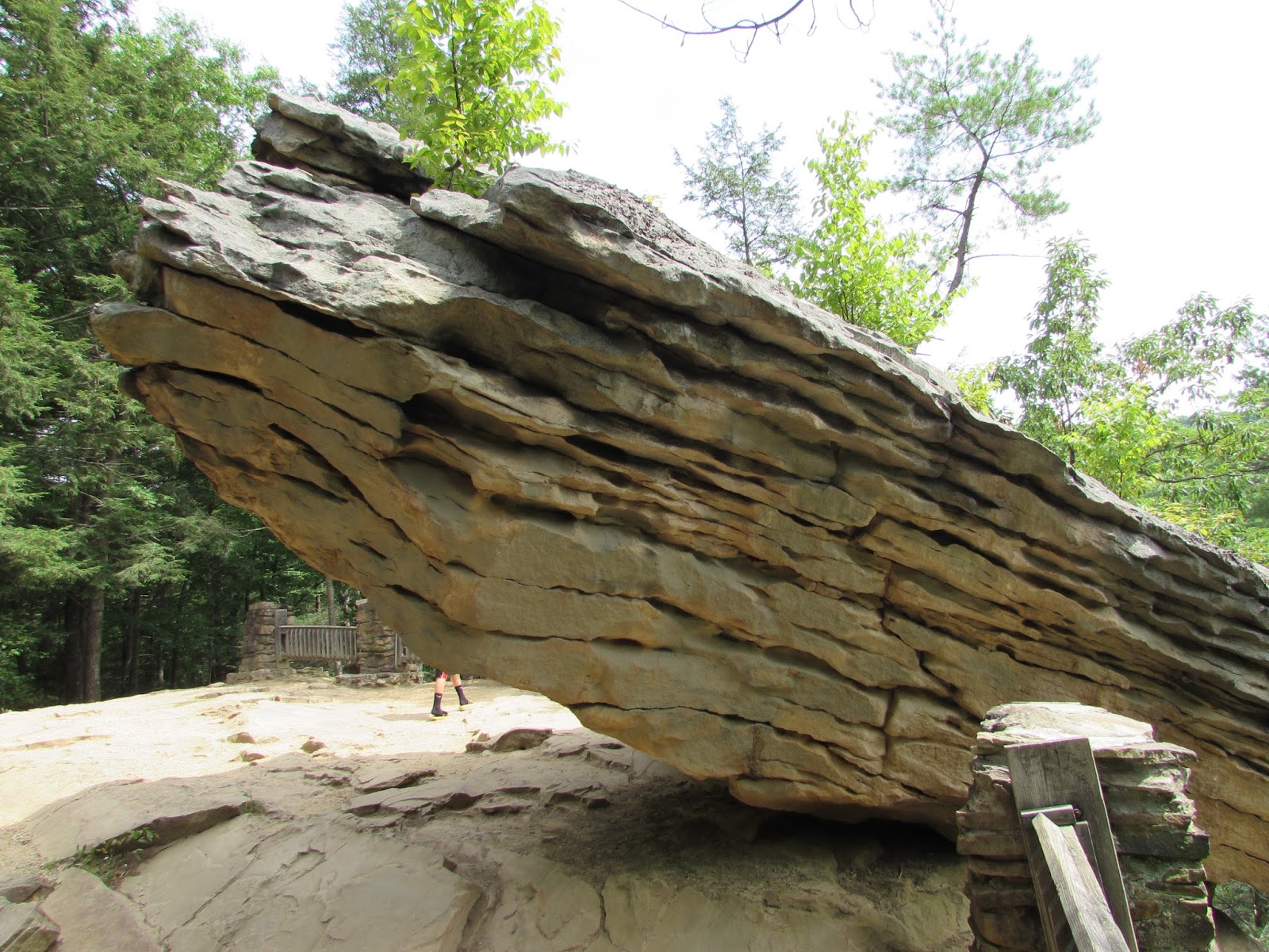 Trough Creek State Park Copperous Rock, Balanced Rock, and Rainbow