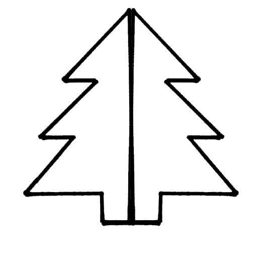 Molde de pino de navidad